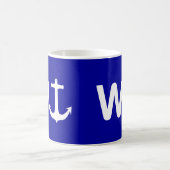 WのいかりのWanchorのおもしろいな冗談のギフト コーヒーマグカップ (中央)