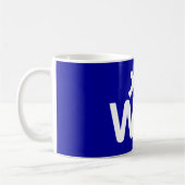 WのいかりのWanchorの冗談のおもしろいなギフト コーヒーマグカップ (左)