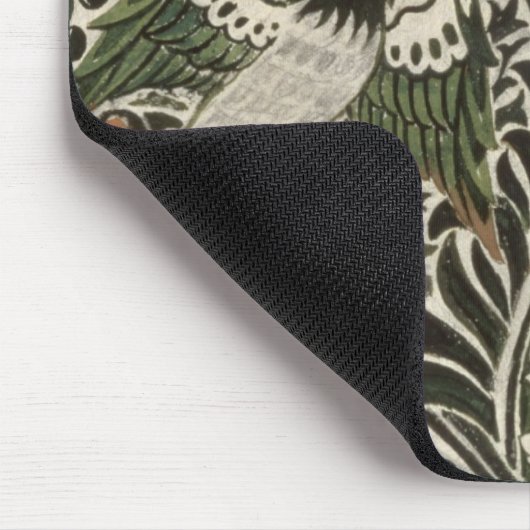 wのための未完成の「鳥およびつる植物」の版れんがのデザイン マウスパッド (コーナー)