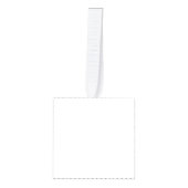 wのモダン組み合わせお洒落を特徴とするデザイン キューブオーナメント (正面)