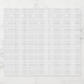 wのモダン組み合わせお洒落を特徴とするデザイン スパークリングワインラベル (シングルラベル)