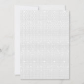 wのモダン組み合わせお洒落を特徴とするデザイン セーブザデート (正面)