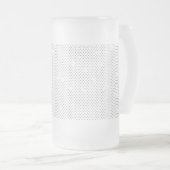 wのモダン組み合わせお洒落を特徴とするデザイン フロストグラスビールジョッキ (正面右)