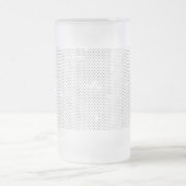 wのモダン組み合わせお洒落を特徴とするデザイン フロストグラスビールジョッキ (中央)