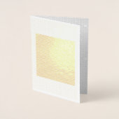 wのモダン組み合わせお洒落を特徴とするデザイン 箔カード (正面)