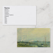 WのヨセフMallordウィリアムターナー|の海岸場面 名刺 (正面/裏面)