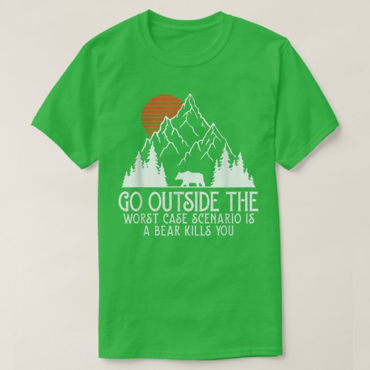 Wの外に出る Tシャツ (デザイン正面)