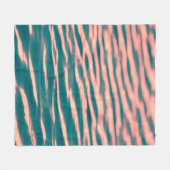 wの静かな体の写真を閉じる フリースブランケット (正面(横))