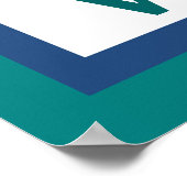 Wはウォレスとボーイネームのウォールアート子供へ ポスター (角)