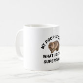 Wはウォンバットだ コーヒーマグカップ (正面左)