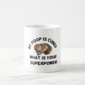 Wはウォンバットだ コーヒーマグカップ (中央)