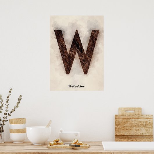 Wはウルベリンだ ポスター (キッチン)