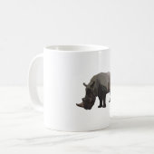 Wはホワイト・ライノ向け コーヒーマグカップ (正面左)