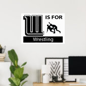 Wはレスリング ポスター (ホームオフィス)
