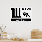 Wはレスリング ポスター (キッチン)