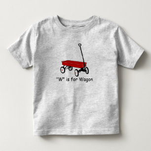 Wはワゴンのため綴るために学びますです トドラーTシャツ