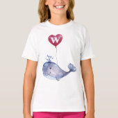 Wは鯨 Tシャツ (正面)