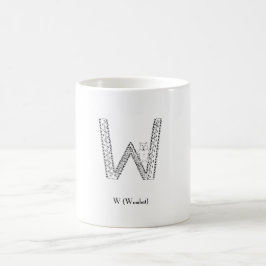 Wはwombatのためです コーヒーマグカップ