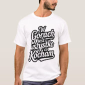 Wゴラハジェストウシストコco kocham tシャツ (正面)