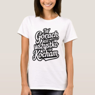 Wゴラハジェストウシストコco kocham tシャツ