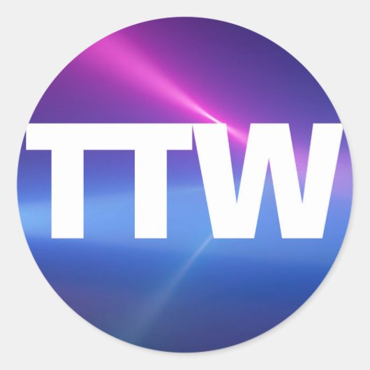 Wスタンプを押す ラウンドシール (正面)