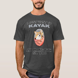 Wドッグコつるルギをカヤック Tシャツ