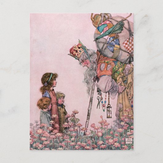 Wヒースロビンソンイラストレーションビルザミンダー ポストカード (正面)