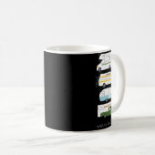 WフックアップおもしろキャンピングカーバンライフRVトレーラー コーヒーマグカップ (正面右)