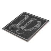 Wモノグラム王室の「グレーストーン」セラミックタイル タイル (側面)