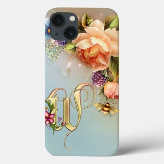 WモノグラムiPad Airケース Case-Mate iPhoneケース (裏面)