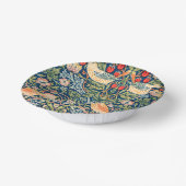 Wモリスいちご泥棒紙ボウル ペーパーボウル (傾斜あり)