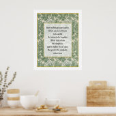 Wモリス引用文 – あなたの家に何も持っていない… ポスター (キッチン)