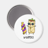 Wラッパおもしろいフードプン マグネット (正面/裏面)