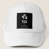 W保Calm祝 Goat Year Black Hat キャップ (正面)