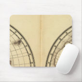 W半球、E半球2 マウスパッド (マウス)