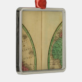 W半球、E半球 メタルオーナメント (右)