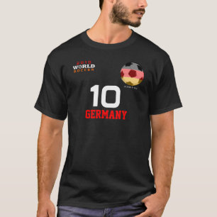 W杯ドイツTシャツ10番ポドルスキー両陣 Tシャツ