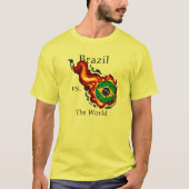 W杯世界囲碁最強戦 – ブラジル対世界 Tシャツ (正面)
