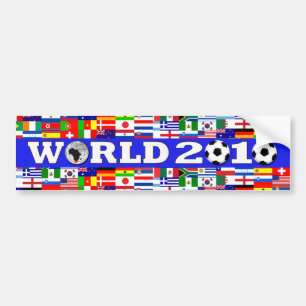 W杯旗バンパーシール バンパーステッカー