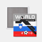 W杯2010スロベニア磁石 マグネット (正面/裏面)