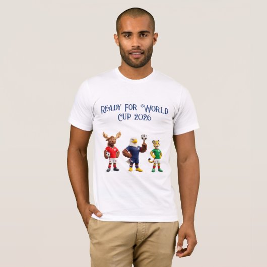 W杯2026開催国Tシャツ Tシャツ (正面フル)
