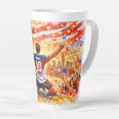 W杯2026 アメリカ代表 カフェラテマグ (右アングル)