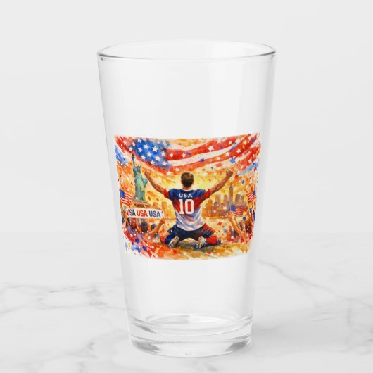 W杯2026 アメリカ代表 タンブラーグラス (正面)