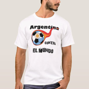 W杯 – アルゼンチン対ワールド Tシャツ