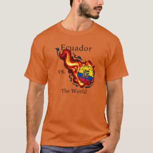 W杯 – エクアドル対世界 Tシャツ