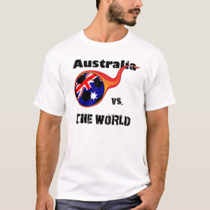 W杯 – オーストラリア対ワールド Tシャツ