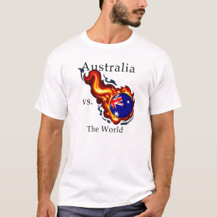 W杯 – オーストラリア対ワールド Tシャツ