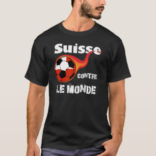 W杯 – スイス対ワールド Tシャツ