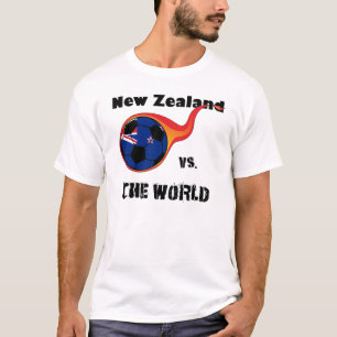W杯 – ニュージーランド対ワールド Tシャツ