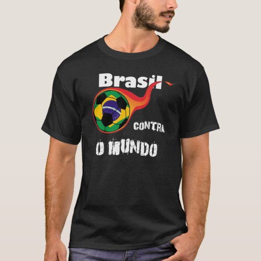 W杯 – ブラジル対世界 Tシャツ (正面)